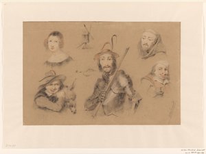 Figure di Don Chisciotte da Willem Hendrik Schmidt