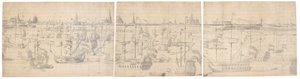 La flotta olandese a Copenaghen 1658 da Willem I van de Velde