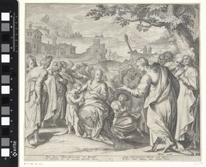 Cristo benedice i bambini da Willem Isaacsz. van Swanenburg