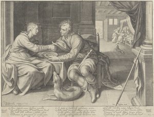 Esaù vende il suo diritto di primogenitura a Giacobbe
