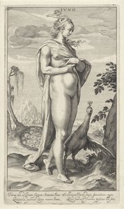 Giunone con pavone da Willem Isaacsz. van Swanenburg