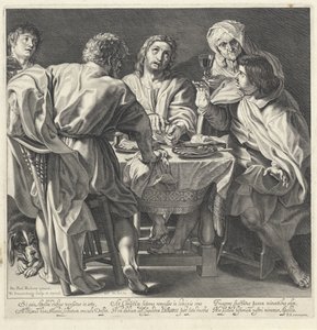Cena in Emmaus da Willem Isaacsz. van Swanenburg