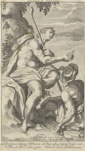 Paride e Mercurio (Il giudizio di Paride) da Willem Isaacsz. van Swanenburg