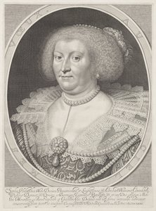 Ritratto di Sofia Edvige di Brunswick-Wolfenbüttel da Willem Jacobsz Delff
