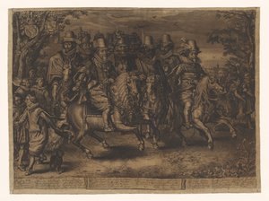 Parata dei sei principi della casa di Orange-Nassau da Willem Jacobsz Delff