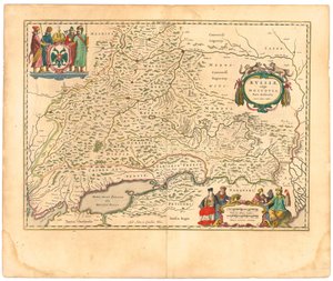 Mappa della Russia Da: Theatrum Orbis Terrarum..., 1645