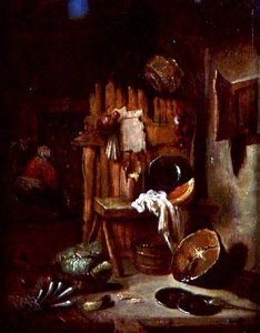 Interno di una Cucina da Willem Kalf