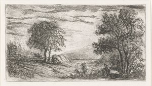 Paesaggio collinare da Willem Matthias Jan van Dielen