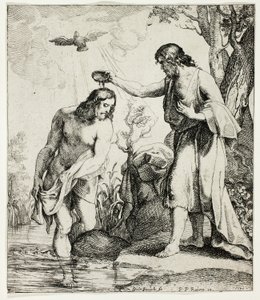 Il Battesimo di Cristo da Willem Panneels