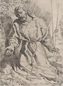 San Francesco riceve le stimmate, ca. 1613-14 da Willem Pietersz. Buytewech
