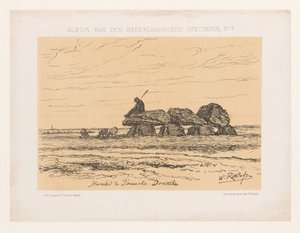 Dolmen a Tynaarlo in Drenthe (Album dello spettatore olandese n. 3) da Willem Roelofs (I)