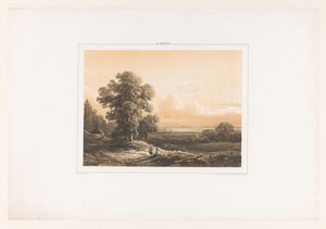 Paesaggio con due figure da Willem Roelofs (I)