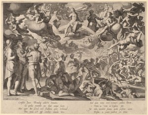 Il Giudizio Universale da Willem Swanenburgh, after Joachim Anthonisz Wtewael