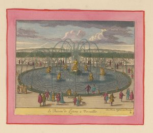 Bassin de Latone in den Gärten von Versailles da Willem Swidde
