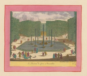 Becken und Brunnen der Ceres in den Gärten von Versailles da Willem Swidde