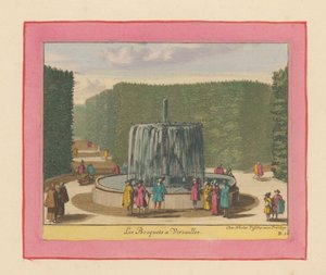Brunnen in den Bosketten der Gärten von Versailles da Willem Swidde