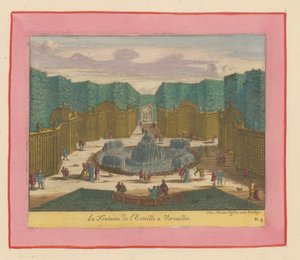 Brunnen im Sternenwald in den Gärten von Versailles da Willem Swidde
