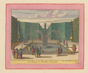 Brunnen von Pouillon in den Gärten von Versailles da Willem Swidde
