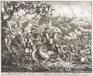 La battaglia di Narva del 19 novembre 1700 da Willem Swidde