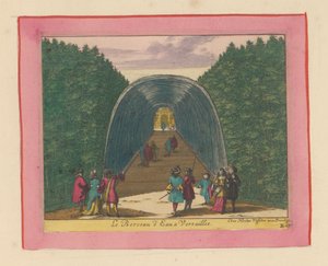 Wasserbecken in den Gärten von Versailles da Willem Swidde