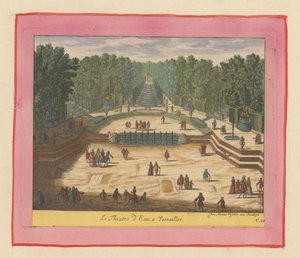 Wassertheater in den Gärten von Versailles da Willem Swidde