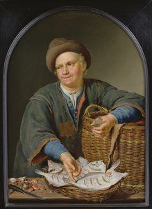 Il venditore di pesce da Willem Van Mieris