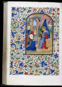 Besitzer von der heiligen Katharina Christus vorgestellt da Willem Vrelant