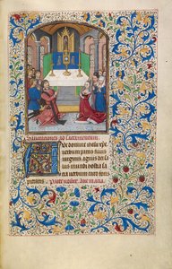 Die Anbetung der Eucharistie da Willem Vrelant