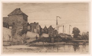 Il porto di Leerdam da Willem Wenckebach