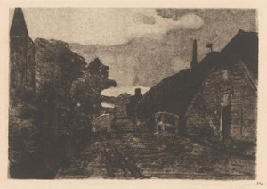 Strada di campagna a Diepenheim da Willem Witsen (signed by artist)