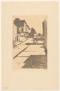 Veduta di Maison Street e dell