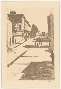 Veduta di Maison Street e dell
