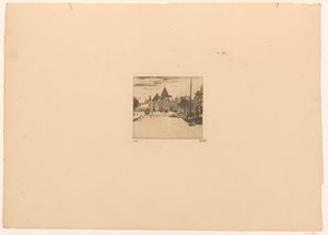 Nieuwmarkt ad Amsterdam da Willem Witsen (signed by artist)