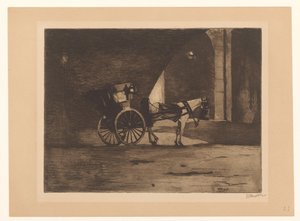 Carrozza sotto il Waterloo Bridge a Londra