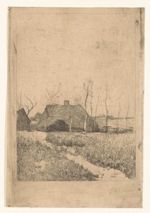 Fattoria di sera da Willem Arnoldus Witsen