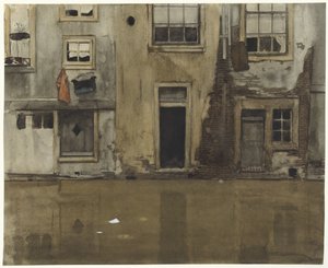 Case su un canale da Willem Arnoldus Witsen