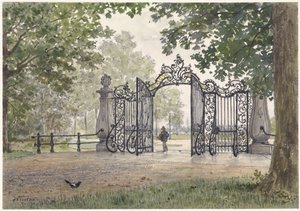 Il monumentale cancello di Vreedenhoff a Nieuwersluis sul Vecht