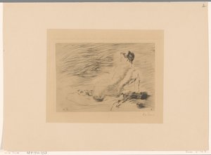 Donna nuda sdraiata