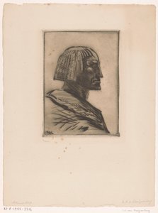 Ritratto di un uomo egiziano da Willem van Konijnenburg (signed by artist)