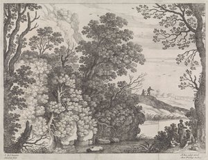 Paesaggio boschivo da Willem van Nieulandt (II)