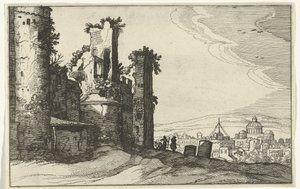Veduta di Roma dal Monte Pincio