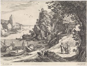 Paesaggio con la cacciata di Agar e Ismaele da Willem van Nieulandt (II)
