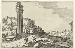 Tempio di Castore e Polluce da Willem van Nieulandt (II)