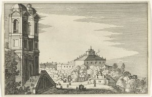 Trinità dei Monti a Roma da Willem van Nieulandt (II)