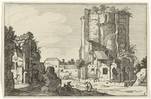 Due rovine (Rovine romane e paesaggi costieri, serie 1)