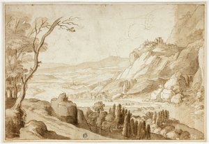 Paesaggio del Reno da Willem van Nieuwlandt II