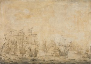 Battaglia tra le flotte olandese e svedese, nello stretto, 8 novembre 1658