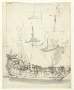 Nave Princesse Royale del vice-ammiraglio Witte de With da Willem van de Velde (I)
