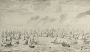 La Battaglia di Terheide da Willem van de Velde (I)