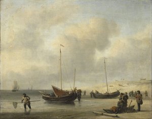 Barche da pesca sulla riva